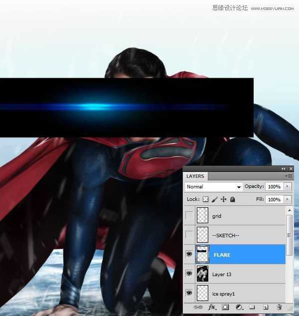 ‘Photoshop鼠绘制作新版超人钢铁侠‘