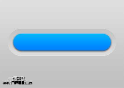 蓝色点击按钮 ps教程