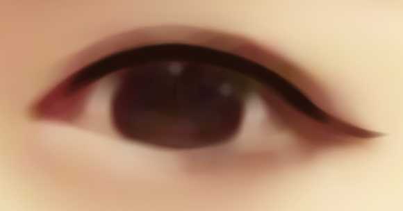 ‘PS和SAI将美女照片制作成卡通效果‘