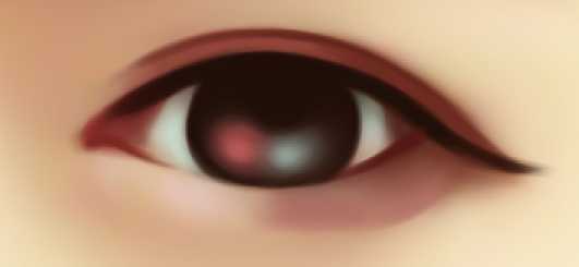 ‘PS和SAI将美女照片制作成卡通效果‘