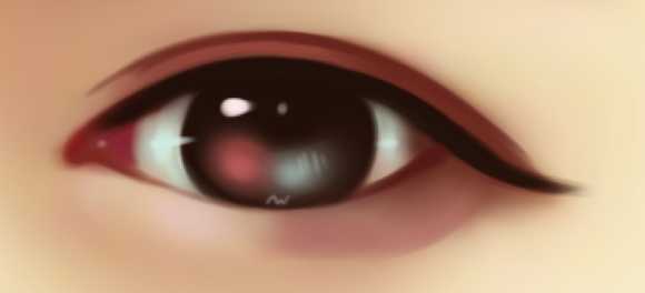 ‘PS和SAI将美女照片制作成卡通效果‘