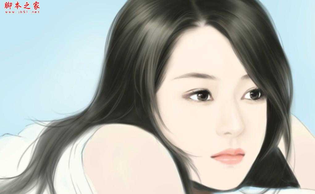 ‘PS鼠绘言情小说封面风格美女‘