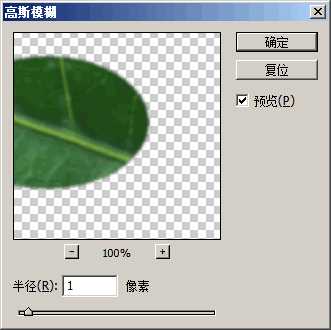 ‘PS制作逼真的叶片上水滴水珠效果‘