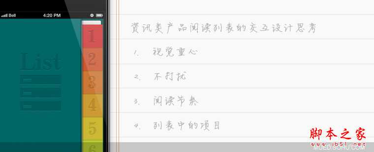 资讯类产品阅读列表的交互设计思考  脚本之家