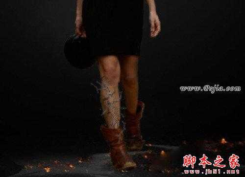 ‘photoshop合成超炫的火焰美女壁纸‘
