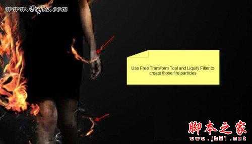 ‘photoshop合成超炫的火焰美女壁纸‘