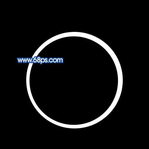 ‘Photoshop打造漂亮的彩色发光圆环‘