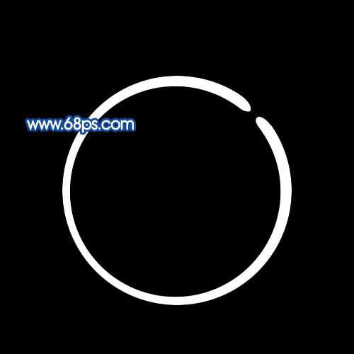 ‘Photoshop打造漂亮的彩色发光圆环‘
