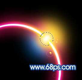 ‘Photoshop打造漂亮的彩色发光圆环‘