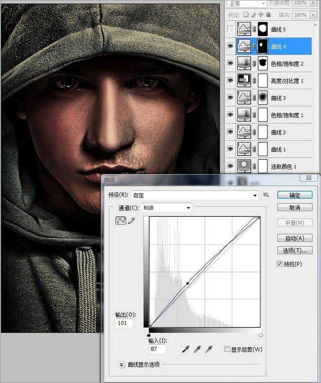‘在Photoshop中调出人物照片高质量的HDR效果‘