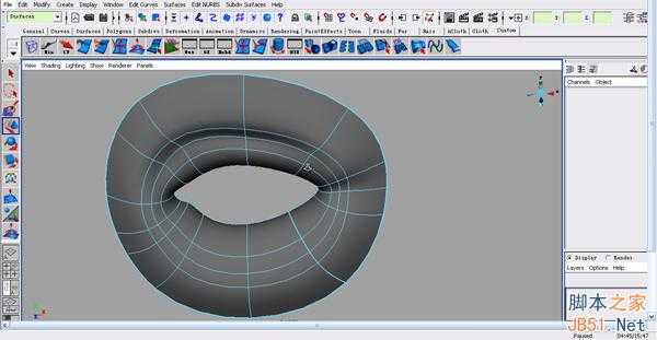 MAYA NURBS制作高精度生物模型详解 脚本之家 MAYA建模教程