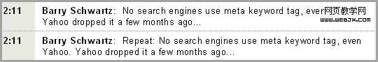 meta keywords