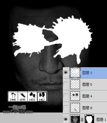 ‘photoshop制作出人物脸部剥皮效果‘