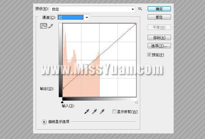 ‘Photoshop将偏色人物图片调成清爽的蓝紫色‘