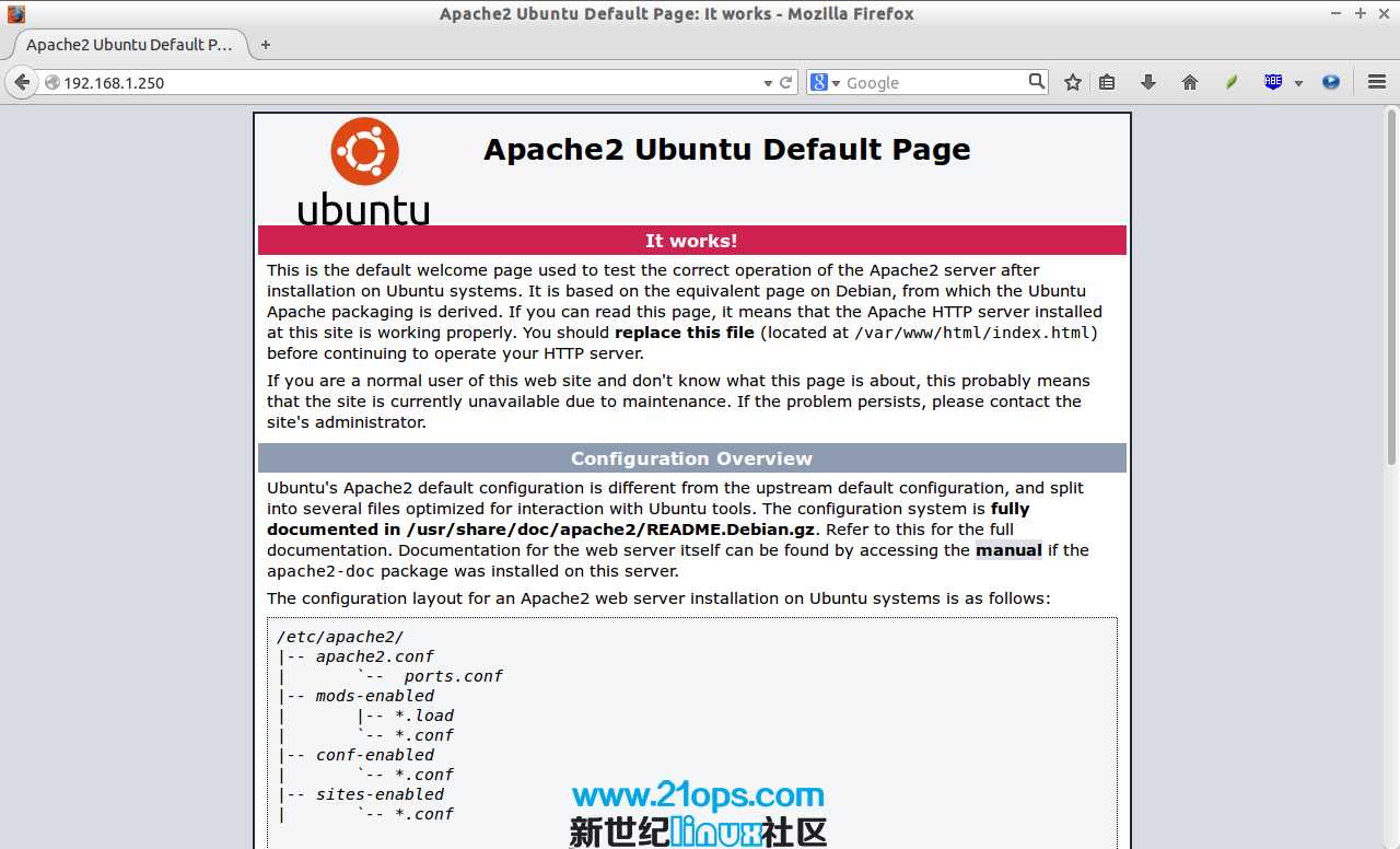ubuntu14.04如何设置Apache虚拟主机的图片 - 1 技术分享