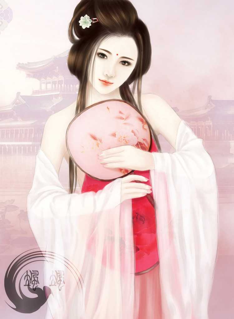 ‘PS为鼠绘的拿扇子的唐朝古典MM插画上色教程‘