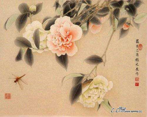 ‘PS为鼠绘的拿扇子的唐朝古典MM插画上色教程‘