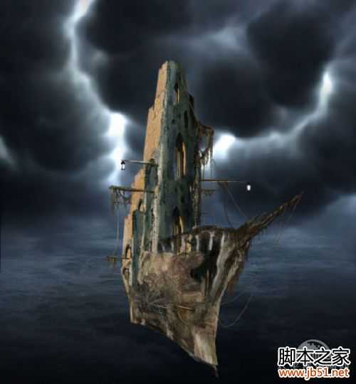 ‘Photoshop合成死海幽灵鬼船‘