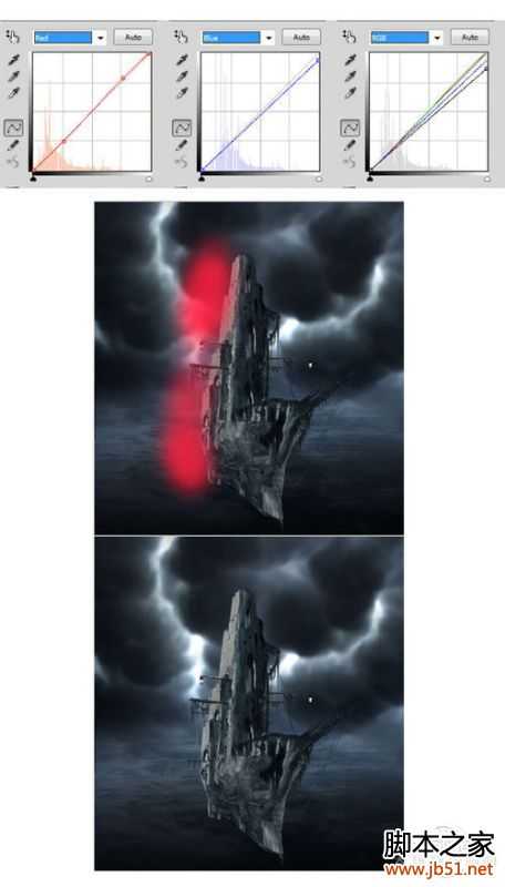 ‘Photoshop合成死海幽灵鬼船‘