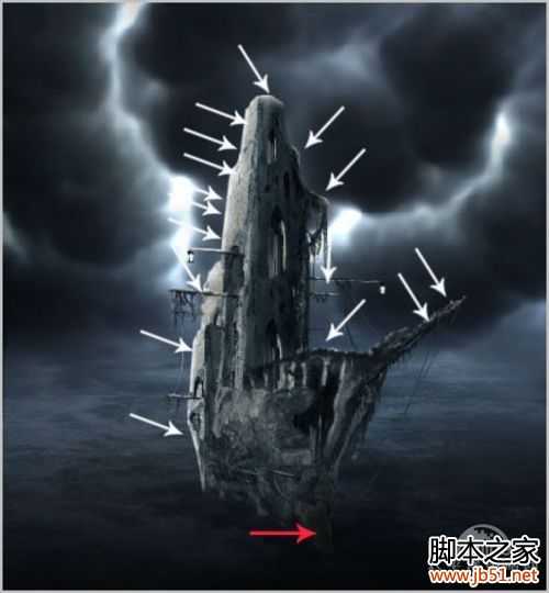 ‘Photoshop合成死海幽灵鬼船‘