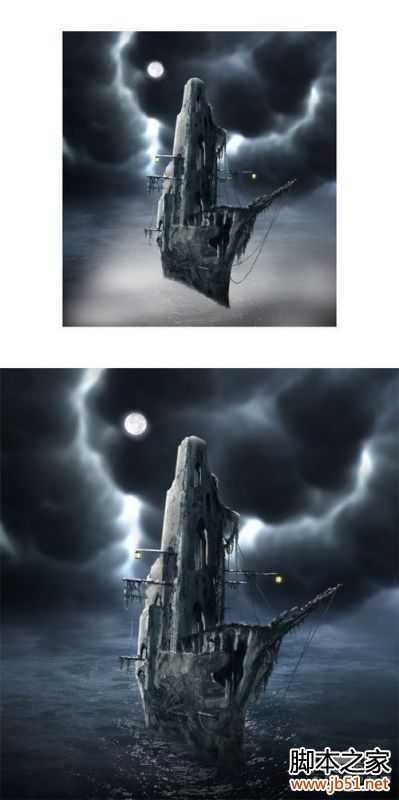 ‘Photoshop合成死海幽灵鬼船‘