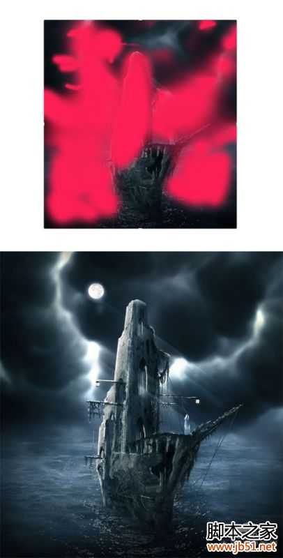 ‘Photoshop合成死海幽灵鬼船‘