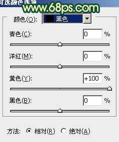 ‘Photoshop将室内美女图片调制出流行的甜美黄青色效果‘