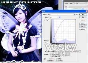 PhotoShop营造梦幻效果_神秘园中的精灵_脚本之家jb51.net整理转载