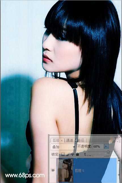 Photoshop调色教程:MM的惊艳之美