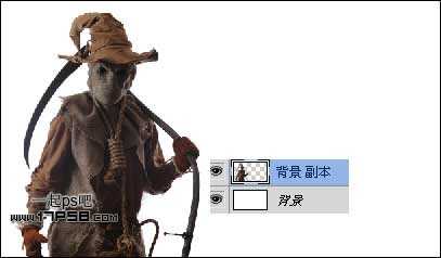 ‘photoshop合成恐怖幽灵稻草人效果‘