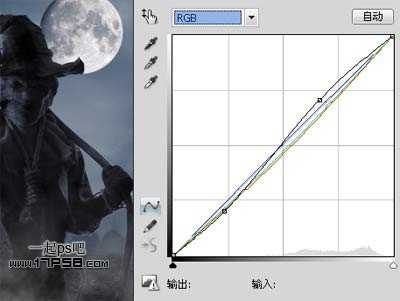 ‘photoshop合成恐怖幽灵稻草人效果‘