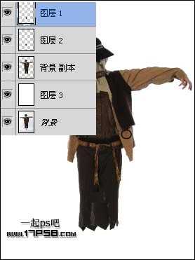 ‘photoshop合成恐怖幽灵稻草人效果‘