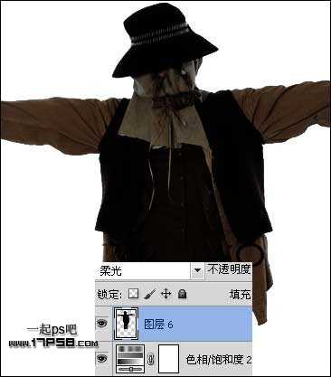 ‘photoshop合成恐怖幽灵稻草人效果‘