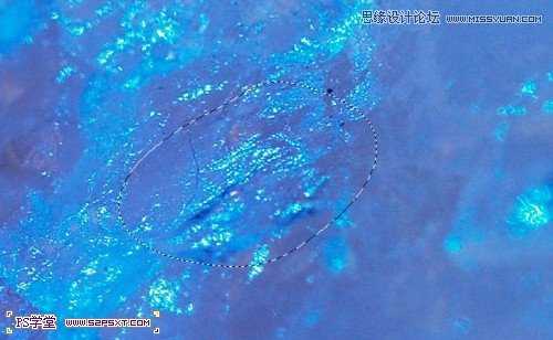 ‘Photoshop设计制作蓝色发光效果的艺术字‘