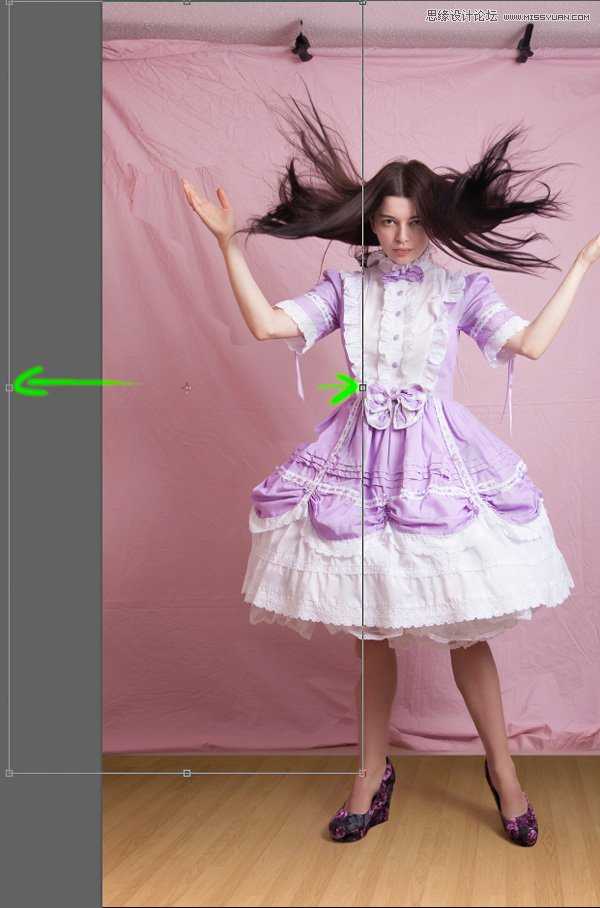 ‘Photoshop把杂乱的人像背景处理地更加美观‘