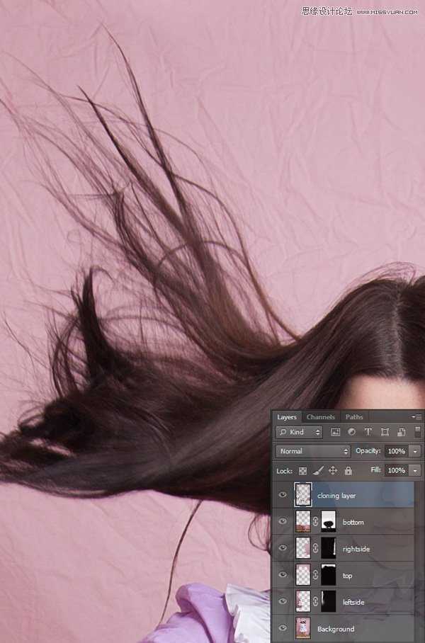 ‘Photoshop把杂乱的人像背景处理地更加美观‘