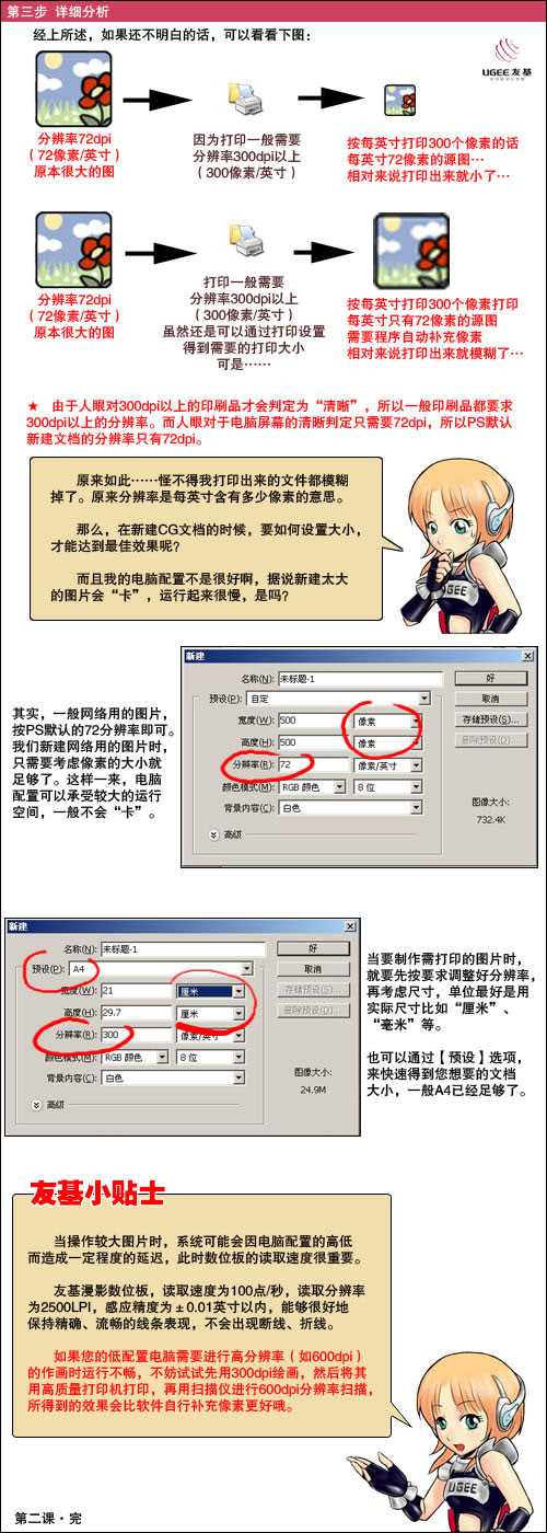 Photoshop教程:手绘CG漫画