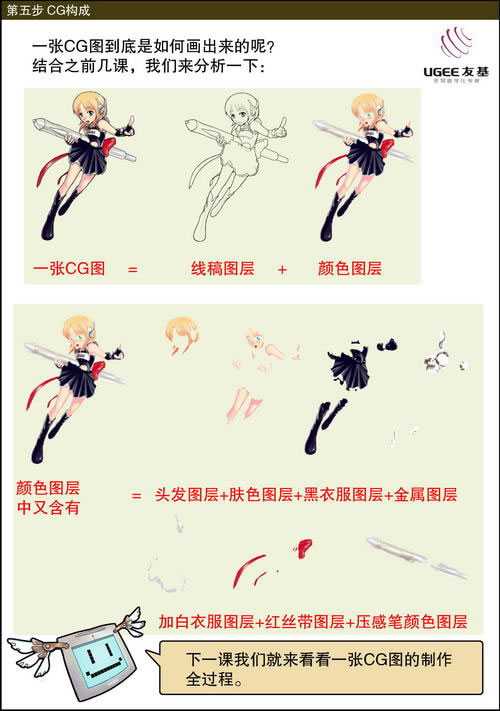 Photoshop教程:手绘CG漫画