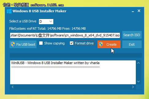 Windows 8 USB Installer Maker