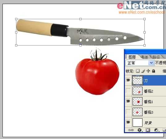 Imageready制作刀切西红柿动画效果图_脚本之家jb51.net整理