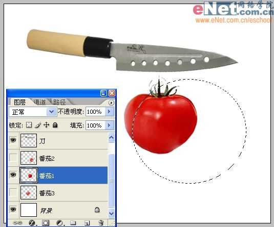 Imageready制作刀切西红柿动画效果图_脚本之家jb51.net整理
