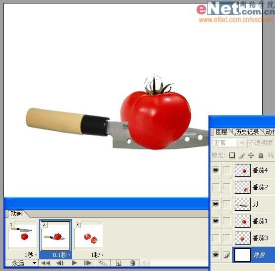Imageready制作刀切西红柿动画效果图_脚本之家jb51.net整理