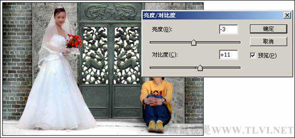 ‘photoshop下为婚纱照片增加艺术感染力教材‘