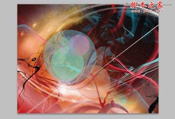 ‘Photoshop绘制出梦幻绚丽光线效果‘
