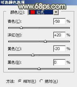 ‘Photoshop为水边美女图片打造甜美的酒红色‘