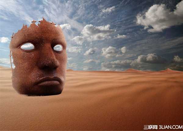 ‘PS制作沙漠人物时钟场景设计教程‘