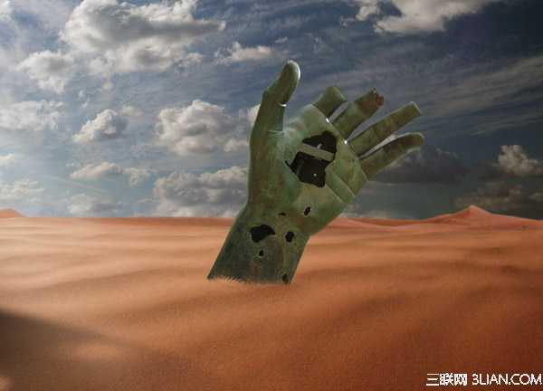 ‘PS制作沙漠人物时钟场景设计教程‘