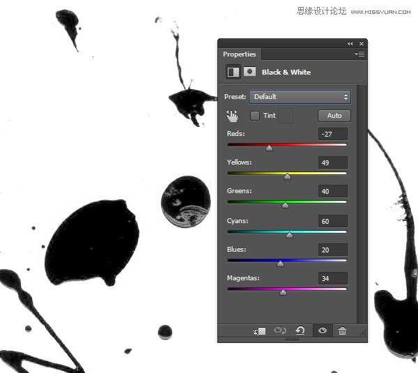 ‘Photoshop纯手工创建高清晰血迹喷溅效果笔刷教程‘