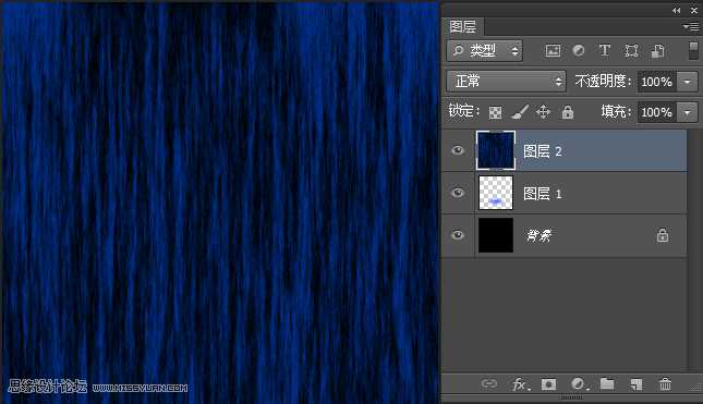 ‘Photoshop制作梦幻绚丽的蓝色放射光束效果图‘