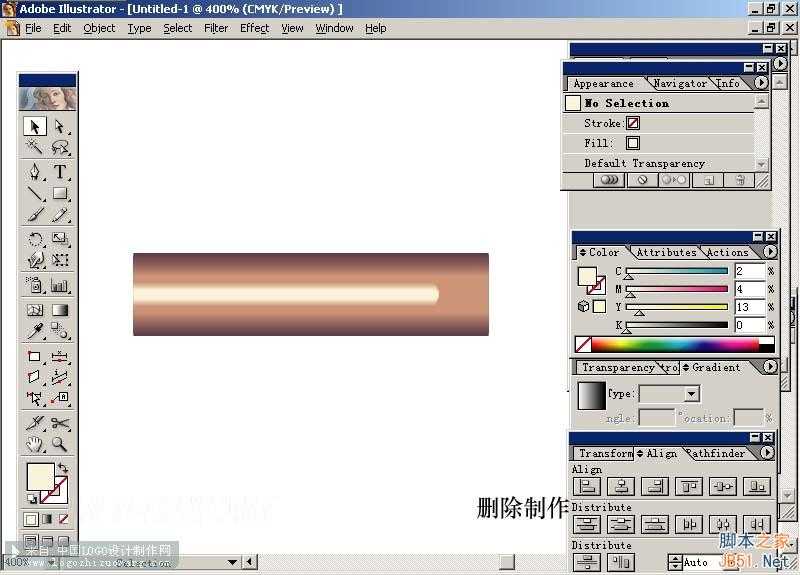 AI制作穿越2003效果 脚本之家 AI实例教程 技术分享